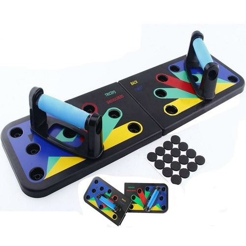 9 in 1 Push Up Rack Training Board ABS abdominal Muscle Trainer Sports