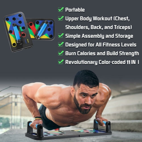 9 in 1 Push Up Rack Training Board ABS abdominal Muscle Trainer Sports